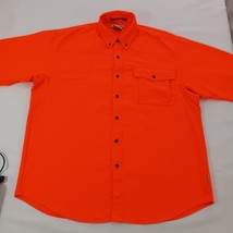 Columbia HM7033 Men's Orange Button-Down Long Sleeve Shirt Size Large image 12