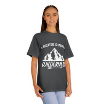 Adventure is Calling Unisex T-Shirt, Wilderness Quote Graphic Tee, Mount... - £22.78 GBP+