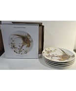 NIB Set/4 Williams Sonoma Henry Thoreau&#39;s Walden Dinner Plates Pheasant ... - $134.47 CAD