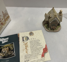 Vintage 1994 Lilliput Lane Elm Cottage With Box &amp; Deeds - $436.33 MXN