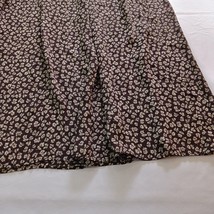 Kathie Lee Women's Brown & White Floral Skirt Measured Waist 42 image 7