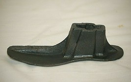 Antique Cast Iron Cobbler Anvil Child&#39;s Shoe Form 2 Repair Shoemakers Tool - £15.57 GBP