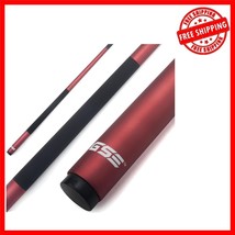 Matte Red 58&quot; Fiberglass Pool Cue with Non-Slip Grip - Several Weights A... - $1,027.72 MXN