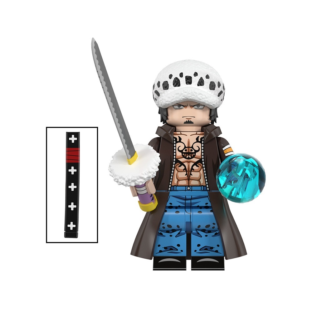 Trafalgar Law One Piece Lego Compatible Minifigure Bricks Toys