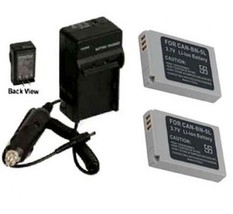 TWO Batteries +Charger for Canon Digital IXUS 900 TI 950 IS 960 IS 970 IS 980 IS - £24.39 GBP