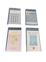Lot 4 Quilt Patterns Quilt In A Day, Stepping Stones In My Garden, Jumping Jacks - $11.88