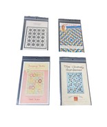 Lot 4 Quilt Patterns Quilt In A Day, Stepping Stones In My Garden, Jumpi... - £9.38 GBP