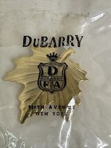 Vintage DFA DuBarry Leaf Brooch Gold Tone Pin Brooch Sealed Autumn Fifth... - $11.20