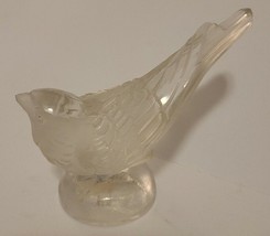 Vintage Bohemia Glass Bird Paperweight - £11.40 GBP