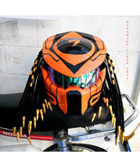 Orange Custom Motorcycle Helmet - $435.00