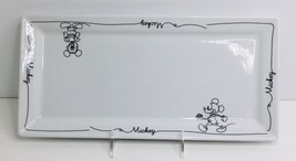 Disney Serving Tray Sketchbook Mickey Mouse &amp; Friends Sketch Plate 13.5” NEW - £18.29 GBP