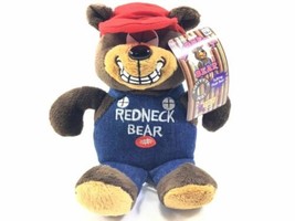 Angry Looking Redneck Bear Talking Stuffed Animal - 9 Sayings Toy Age 14... - £6.90 GBP