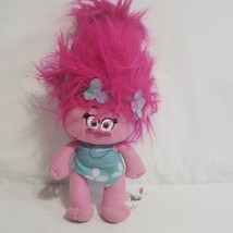 13&quot; Dreamworks Trolls Plush Stuffed Pink Princess Poppy Doll - $6.89
