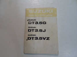 Suzuki DT3.5 G J Vz Parti Catalogo Manuale Acqua Danneggiato Fabbrica OEM - $10.99