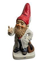 Vintage 1979 Goebel “CO-BOY” Doc the Doctor Gnome 7.5&quot; Porcelain Figurine - $21.95