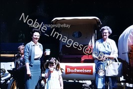 1961 Busch Gardens Family Budweiser Covered Wagon Tampa Kodachrome Color Slide - £2.71 GBP