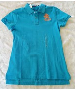 NWT Ralph Lauren Sport Turquoise Caribbean Blue Polo Shirt Misses Size XS - £23.60 GBP