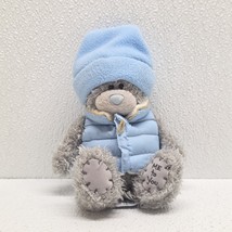 Carte Blanche Me To You Bear Tatty Teddy 6&quot; Plush Blue Winter Vest &amp; Fle... - $20.40