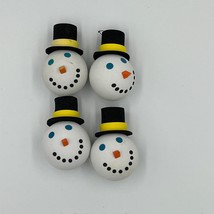 Jack in the Box (4) Antenna Balls Snowman Ornaments Christmas Pencil Topper - £17.77 GBP