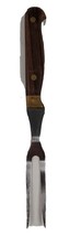 Horchow Serving Fork Two Tine Wood Handle 10.75  Long Heavy Duty - $9.59