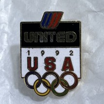 United Airlines 1992 Barcelona Spain USA Olympics Olympic Games Lapel Ha... - £4.73 GBP