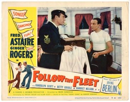 *FOLLOW THE FLEET (1936) Astaire &amp; Rogers Fred &amp; Randolph Scott Put On Uniforms - £51.11 GBP