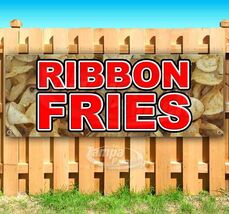 RIBBON FRIES Advertising Vinyl Banner Flag Sign Many Sizes Available USA... - $21.80+