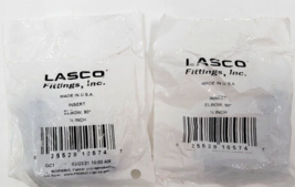 Lasco Schedule 80 1/2 in. X 1/2 in. Barbed Insert PVC 90 Degree Elbow Lot of 2 - £6.39 GBP