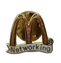 McDonald’s Networking Golden Arches Employee Crew Enamel Lapel Hat Pin - $5.95