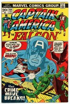 Captain America 158 VFNM 9.0 Bronze Age Marvel 1973 Buscema The Falcon - £35.04 GBP