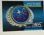 Star Trek Next Generation Trading Card 1992 #77 Seal Of United Federatio... - $1.97