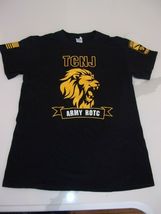 RARE MILITARY TCNJ ROTC LEADERSHIP EXCELLENCE BLACK SHIRT SIZE SMALL LD 313 - $57.38