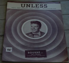 Unless, Tolchard Evans, Robert Hargreaves, 1934 OLD SHEET MUSIC Guy Mitchell - £3.88 GBP