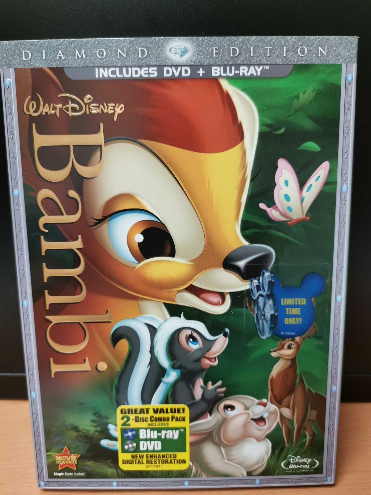 Walt Disney Diamond Edition - Bambi, DVD + Blu Ray, Brand New - $29.95