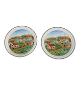Villeroy &amp; Boch Collector Plate The Four Seasons Set Of Two 9.25&quot; - £35.59 GBP