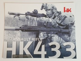 Heckler &amp; Koch HK 443 Leaflet Tri-Fold Military NEW  - £3.48 GBP