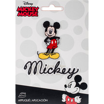 Simplicity Disney Mickey Mouse Iron On Applique Mickey Mouse Body W/Script - £12.50 GBP