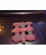 Pink. and Blue Abstract Lapel Pin - $5.43 CAD