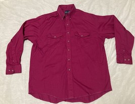 Wrangler Western Shirt Mens Size XL 17.5-35 X Long Tails. Long sleeve - £6.25 GBP