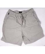 DOCKERS KHAKIS FLAT FRONT SHORTS 32&quot; WAIST 7&quot; INSEAM 100% COTTON STRETCH... - £11.31 GBP