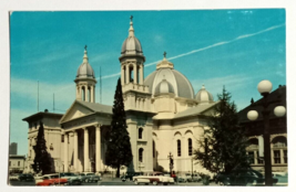 St Josephs Church Old Cars San Jose California CA UNP Mirro Krome Postcard 1950s - $7.99