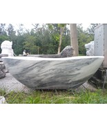 Stone bathtub Handcarved Bathtub Large Bathtub Ornament Luxury Bathtub D... - £7,308.98 GBP
