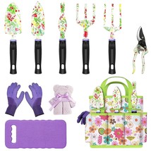 Gardening Tool Set, 10 Pcs Heavy Duty Aluminum Garden Kit Floral Gardeni... - £43.14 GBP