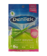 Dentek Easy Brush Tight Interdental Cleaners, 20ct Bonus, Fresh Mint - £5.44 GBP