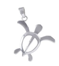 Beautiful Hawaiian Sea Turtle Necklace, Sterling Silver - £116.98 GBP