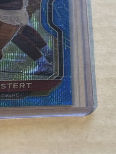 2020 Prizm Raheem Mostert #284 Blue Shimmer Parallel 186 Of 199 Dolphins Item image 7