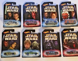 2017 Hot Wheels Disney’s Star Wars Mattel Exclusive Set Of 8 - VTHF NEW SEALED! - £41.76 GBP