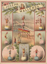 9787.Decoration Poster.Room Wall art.Home interior decor.Joseph Wallenda acrobat - £13.66 GBP+