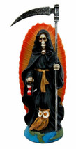 Ebros 7.25&quot;H Holy Death Santa Muerte With Scythe In Tunic Robe Figurine ... - $31.99