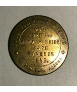 Ketchikan Alaska Trade Token Coin 49er Bar &amp; Steak House Jupe &amp; Reta McB... - $74.24
